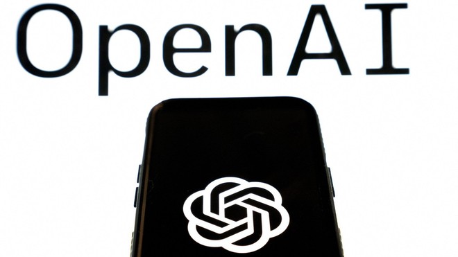 Biểu tượng ChatGPT của Công ty OpenAI tại một văn phòng ở Washington DC. Ảnh: AFP/TTXVN