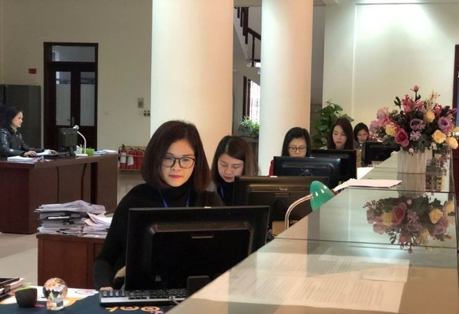 Hoạt động tại Kho bạc Nhà nước. (Ảnh tư liệu).