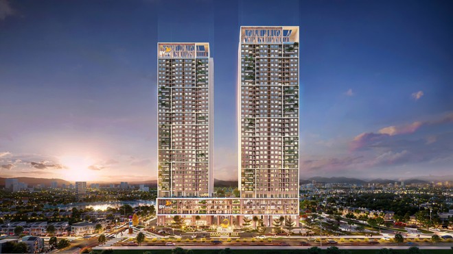 Tháp đôi Diamond Hill được kiến tạo trở thành biểu tượng mới tại Thái Nguyên