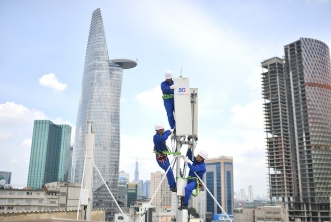 MobiFone tích cực triển khai mạng 5G.