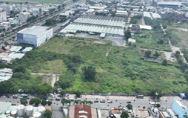 Khu đất I/82 A phường Tây Thạnh, quận Tân Phú hiện là khu đất trống nên thuận lợi cho việc thực hiện mô hình TOD dọc tuyến metro số 2 (Bến Thành - Tham Lương).