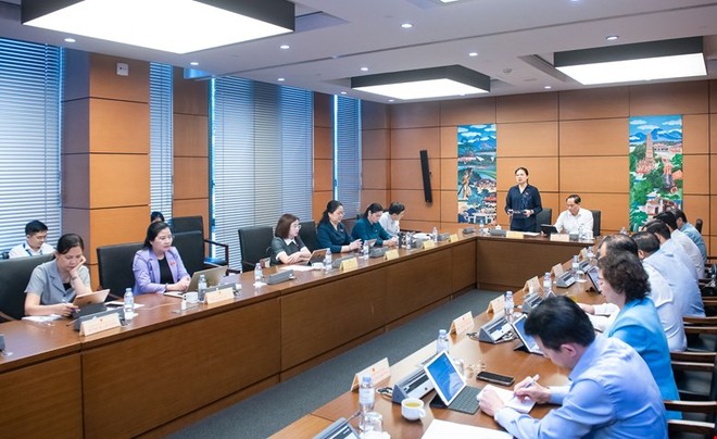 Phiên thảo luận tổ về dự án Luật Sửa đổi, bổ sung một số điều của Bộ luật Hình sự ngày 20/5. 