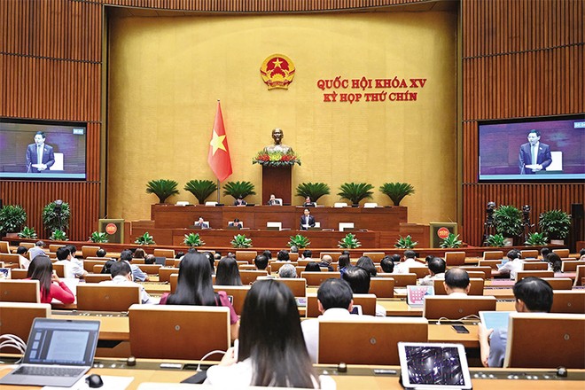 Phiên thảo luận Dự thảo Luật sửa đổi, bổ sung một số điều của Luật Quy hoạch tại nghị trường Quốc hội 