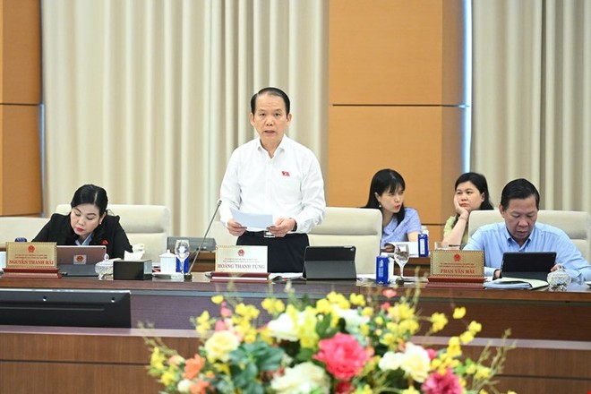 Chủ nhiệm Uỷ ban Pháp luật và Tư pháp Hoàng Thanh Tùng. 