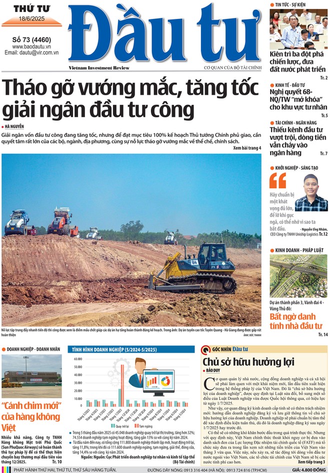 Báo Đầu tư số 73