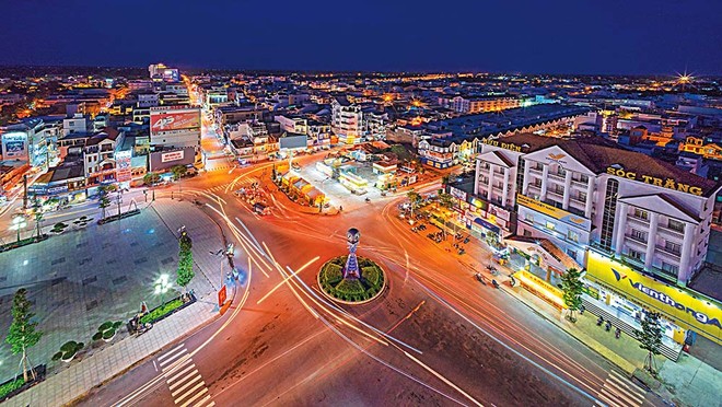 Thành phố Sóc Trăng về đêm ảnh: trung tâm thông tin xúc tiến du lịch sóc trăng 