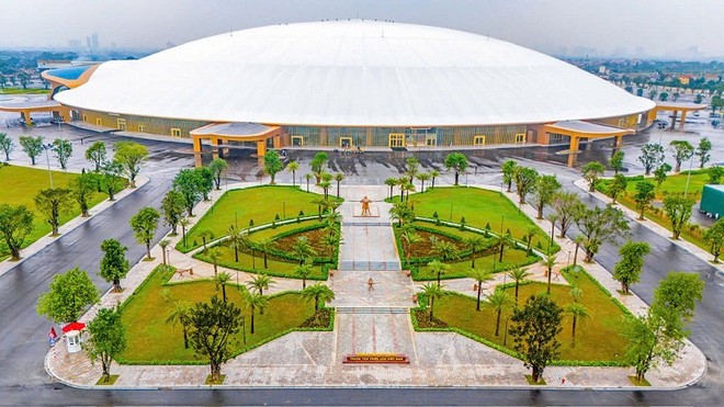 Trung tâm Triển lãm Quốc gia - nơi sẽ diễn ra Triển lãm thành tựu Đất nước nhân dịp kỷ niệm 80 năm Ngày Quốc khánh. 