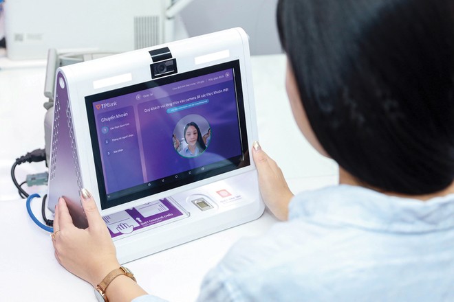 Cập nhật sinh trắc học giúp tăng tính an toàn, bảo mật cho giao dịch của khách hàng tại ngân hàng