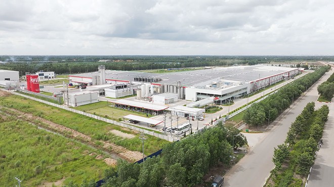 Nhà máy Coca-Cola miền Nam tại tỉnh Tây Ninh. 