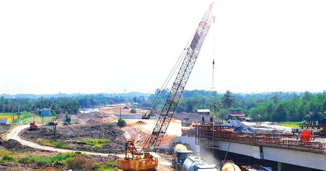 Dự án thành phần 1 (đoạn qua TP.HCM) thuộc Dự án Vành đai 3 TP.HCM có chiều dài 47,35 km, tổng mức đầu tư hơn 22.411 tỷ đồng. Ảnh: Song Lê