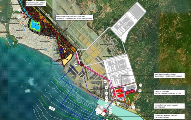 Quy hoạch Dự án điện khí LNG Cà Ná. (Ảnh: Công thương)