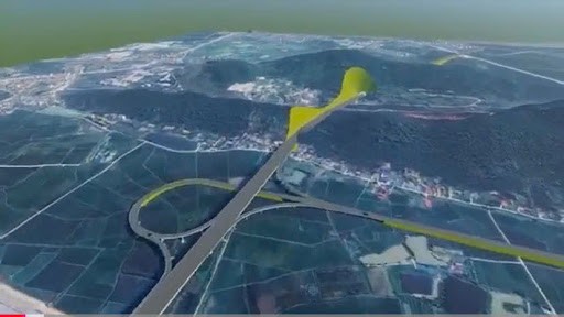 Phối cảnh dự án Đường bộ cao tốc Vinh -Thanh Thủy.