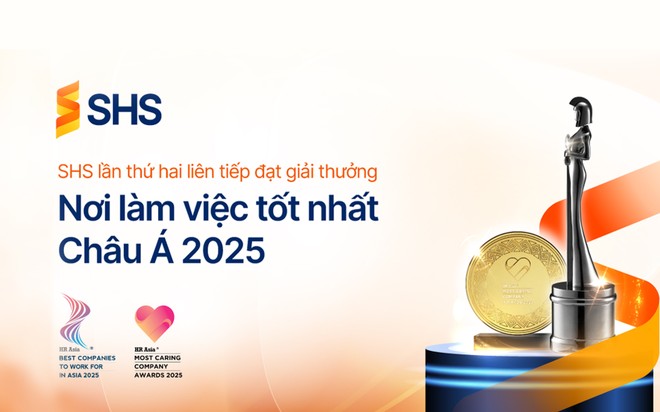 SHS lần thứ hai liên tiếp được vinh danh với cú đúp giải thưởng của HR Asia Awards