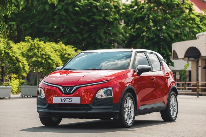 VF 5 bán được 2.552 xe trong tháng 7/2025. 