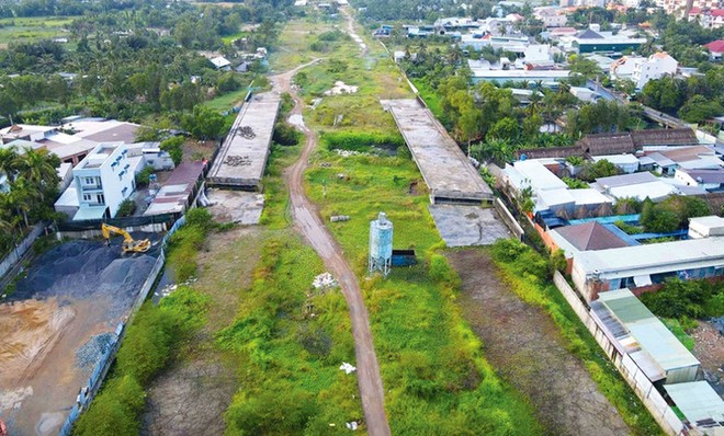 Dự án thực hiện hơn 40% khối lượng công việc thì bị dừng từ năm 2020 tới nay