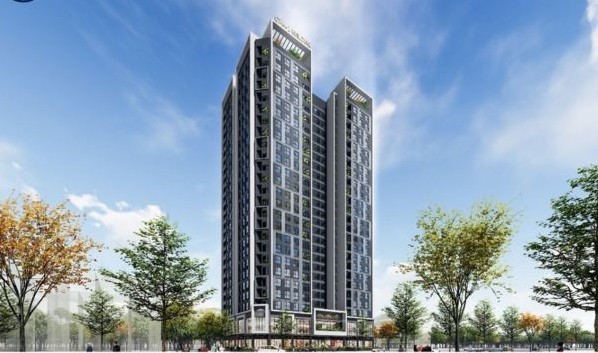 Phối cảnh dự án nhà ở xã hội mới được khởi công vào tháng 6/2025 tại xã Sơn Đồng.