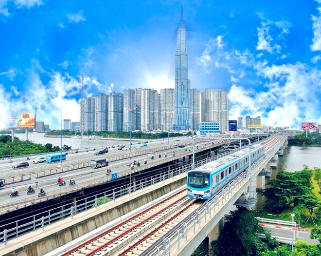 Dự án tuyến Metro số 1 tại TPHCM.