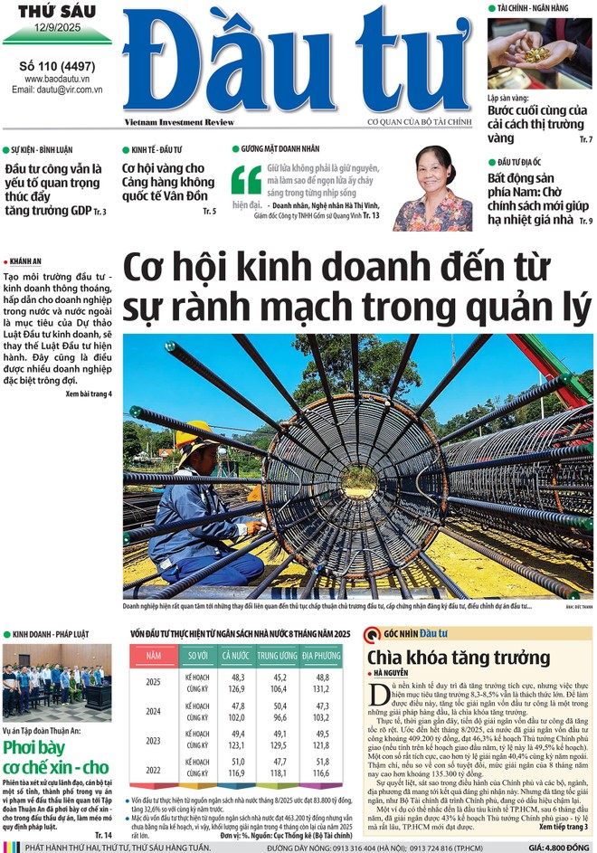 Báo Đầu tư số 110
