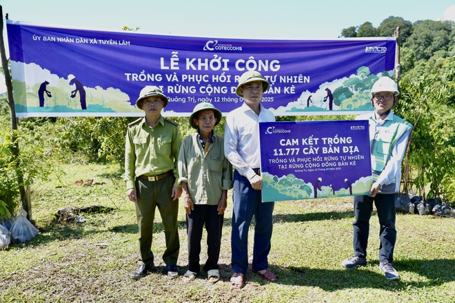 Đây là năm thứ 4 Coteccons đồng hành cùng Quảng Trị triển khai các dự án trồng rừng vì một Việt Nam Xanh