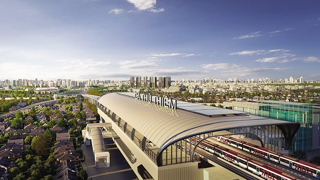 Điều chỉnh Quy hoạch Mạng lưới đường sắt thời kỳ 2021-2030, tầm nhìn 2050 sẽ mở ra cơ hội cho nhiều nhà đầu tư tham gia. Trong ảnh: Ga Thủ Thiêm 