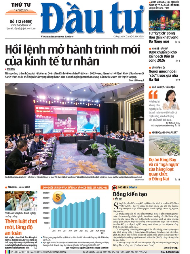 Báo Đầu tư số 112