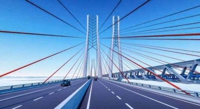 Phối cảnh cầu Cần Thơ 2.