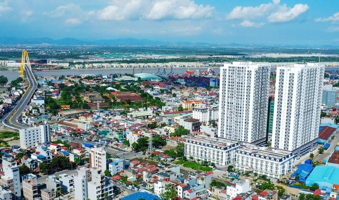 Khu nhà ở xã hội 384 Lê Thánh Tông, phường Ngô Quyền. Ảnh: Trung Kiên