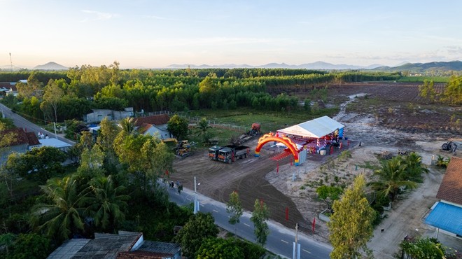 Dự án Cụm công nghiệp Cát Hiệp do Công ty TNHH Sunley Việt Nam làm chủ đầu tư được khởi công vào ngày 19/8/2025. 