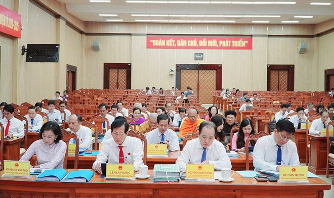 Quang cảnh kỳ họp.