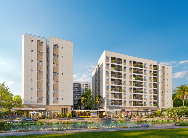 Phối cảnh dự án chung cư nhà ở xã hội.