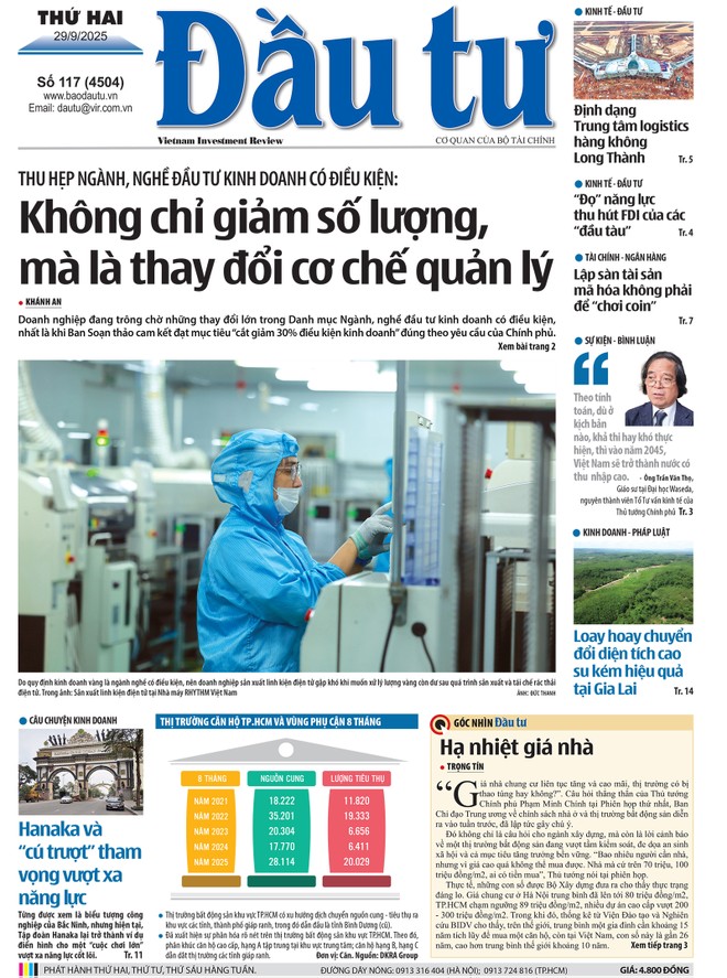 Báo Đầu tư số 117