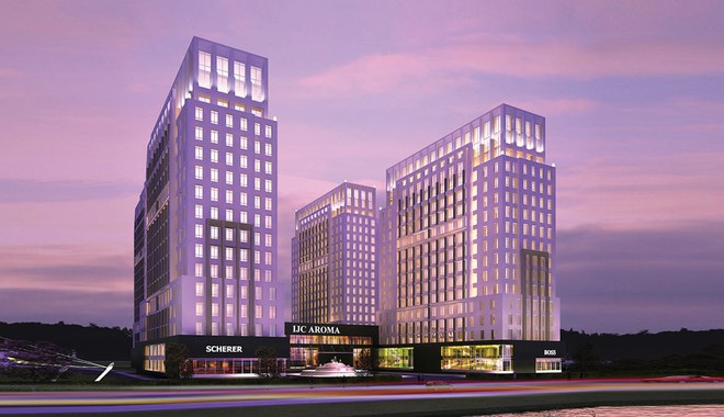 Phối cảnh dự án Chung cư cao cấp Aroma của Becamex IJC