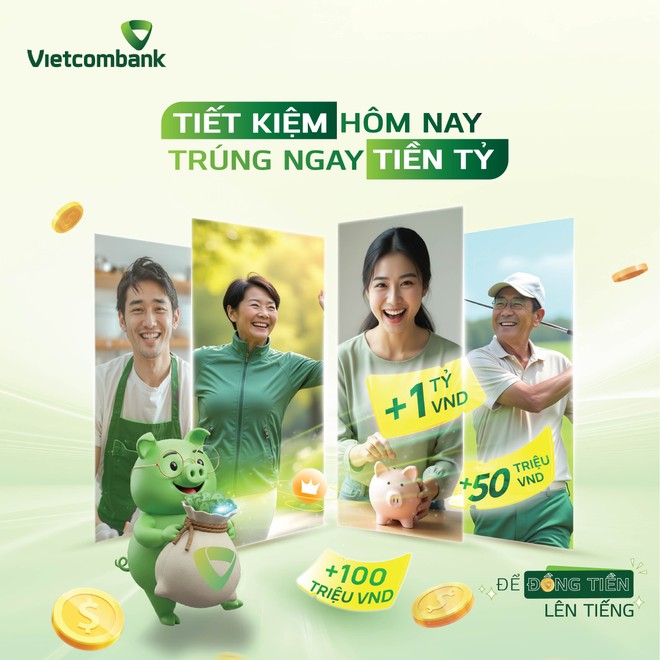 Vietcombank (VCB) triển khai đồng loạt nhiều ưu đãi cho khách hàng gửi tiết kiệm