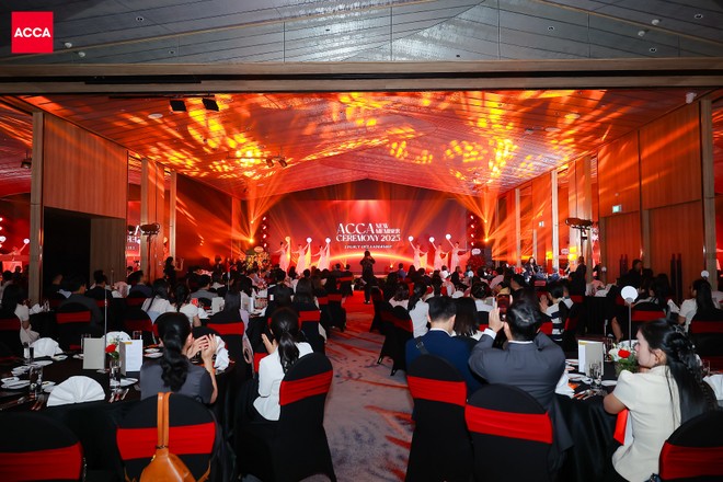 Lễ chào mừng hội viên mới ACCA 2025 quy tụ đại diện cơ quan quản lý, doanh nghiệp và hơn 200 hội viên trên toàn quốc.. Ảnh: ACCA Việt Nam