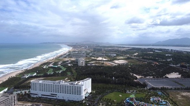 Khu du lịch Bắc bán đảo Cam Ranh là nơi có nhiều dự án được tỉnh Khánh Hòa cấp phép loại hình “đất ở không hình thành đơn vị ở”. Ảnh: T.X 