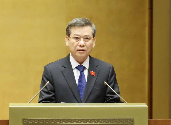 Chánh án Tòa án nhân dân tối cao Lê Minh Trí . Ảnh: PT 