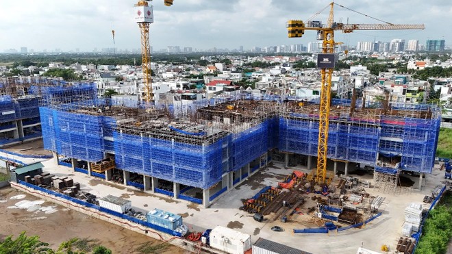 Khải Hoàn Prime ghi nhận tiến độ xây dựng tích cực