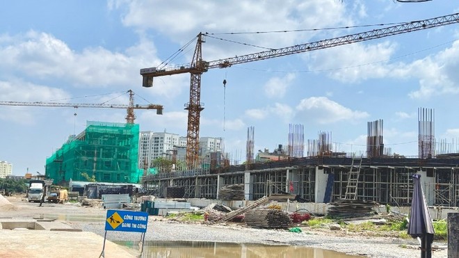 Một dự án nhà ở xã hội tại Hà Nội do doanh nghiệp tư nhân làm chủ đầu tư. Ảnh: Thanh Vũ