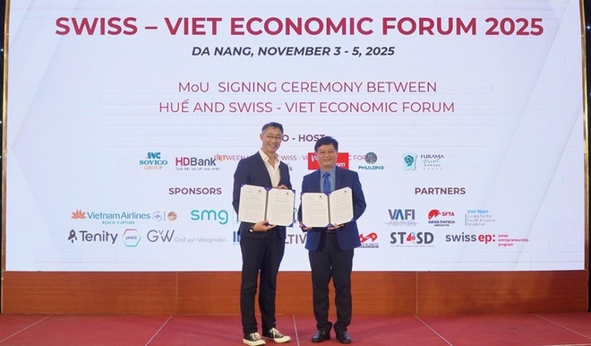 TP. Huế và Diễn đàn Kinh tế Thụy Sĩ - Việt Nam ký kết hợp tác 