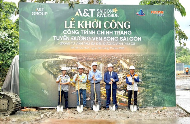 A&T Group là doanh nghiệp tiên phong được UBND TP.HCM chấp thuận triển khai công trình chỉnh trang đoạn đường từ Vĩnh Phú 17A đến Vĩnh Phú 23, theo Quyết định số 663/UBND-KT ban hành ngày 06/10/2025