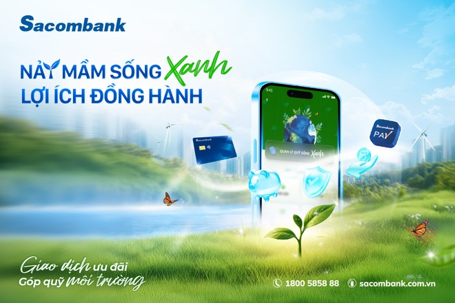 Sacombank (STB) ra mắt gói tài chính xanh - hiện thực hóa cam kết phát triển bền vững ESG 
