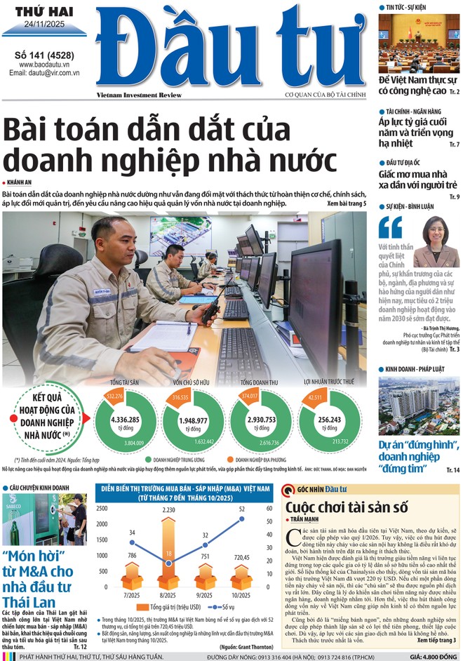 Báo Đầu tư số 141