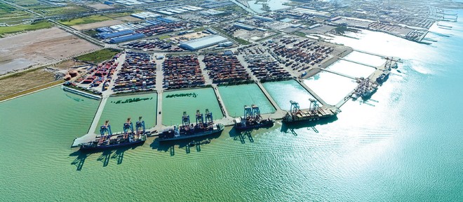 Cảng Nam Đình Vũ thuộc Công ty cổ phần Gemadept - Cảng lớn nhất miền Bắc