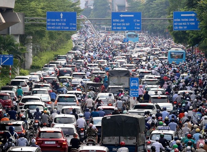 Giao thông Hà Nội. Ảnh minh họa