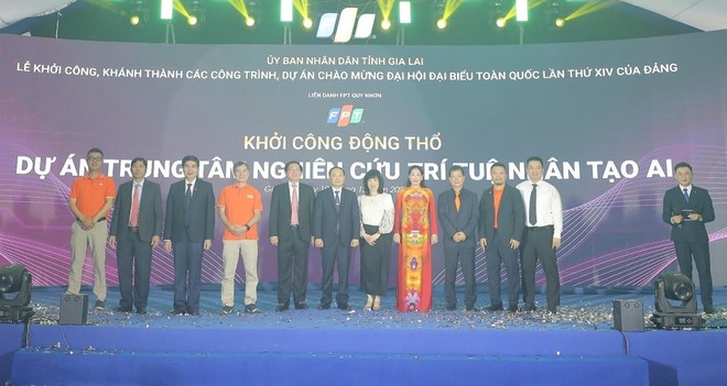 Lễ khởi công động thổ dự án Trung tâm nghiên cứu Trí tuệ nhân tạo AI tại Gia Lai