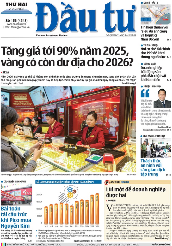 Báo Đầu tư số 156
