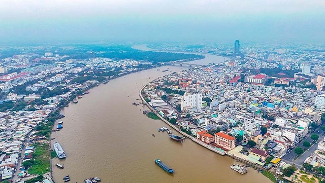 TP. Cần Thơ đặt mục tiêu đến năm 2050 trở thành đô thị sông - biển hiện đại đặc sắc của Đông Nam Á. Ảnh: Nguyễn Thanh Liêm