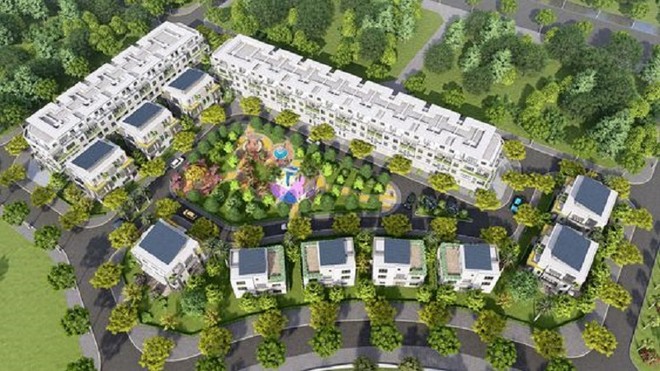 Phối cảnh Dự án Khu đô thị mới Cam Ranh. 