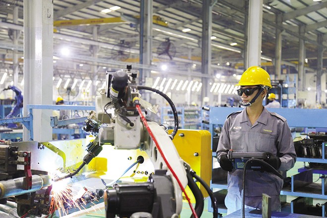 Tam giác chiến lược kinh tế xanh - kinh tế số - kinh tế tri thức tạo động lực mới cho tăng trưởng bền vững. Ảnh: Đức Thanh