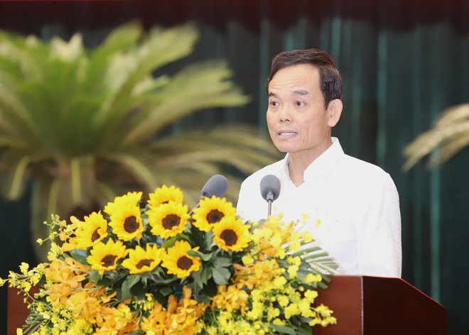 Bí thư Thành ủy TP.HCM Trần Lưu Quang phát biểu khai mạc Hội nghị.